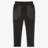 Wauw Capow By Bangbang Boys Black Jersey Trousers