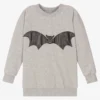 Wauw Capow By Bangbang Boys Grey Bat Sweatshirt