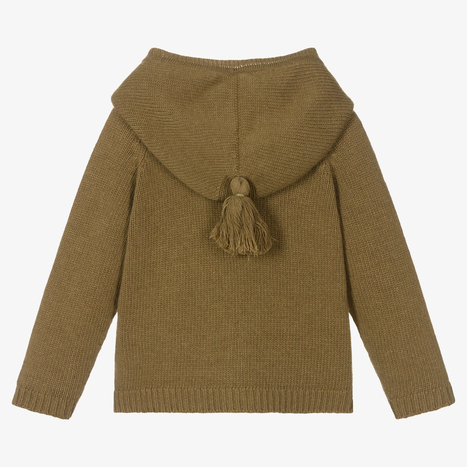 Wedoble Green Knitted Hooded Cardigan 2 Wedoble Green Knitted Hooded Cardigan - Image 2