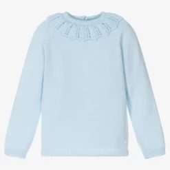 Wedoble Pale Blue Wool Knit Jumper
