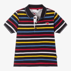 Week-end à La Mer Blue Striped Cotton Polo Shirt -Outlet Little Gents Set Store week end a la mer blue striped cotton polo shirt 436505 d425cf98a7bce7076e583a64c69cb614b1d5de18