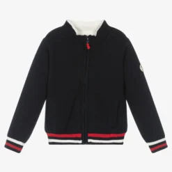 Week-end à La Mer Boys Blue Zip-Up Cardigan