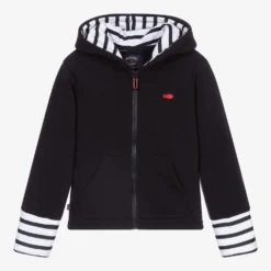 Week-end à La Mer Boys Blue Zip-Up Top