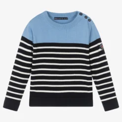 Week-end à La Mer Boys Breton Stripe Sweater