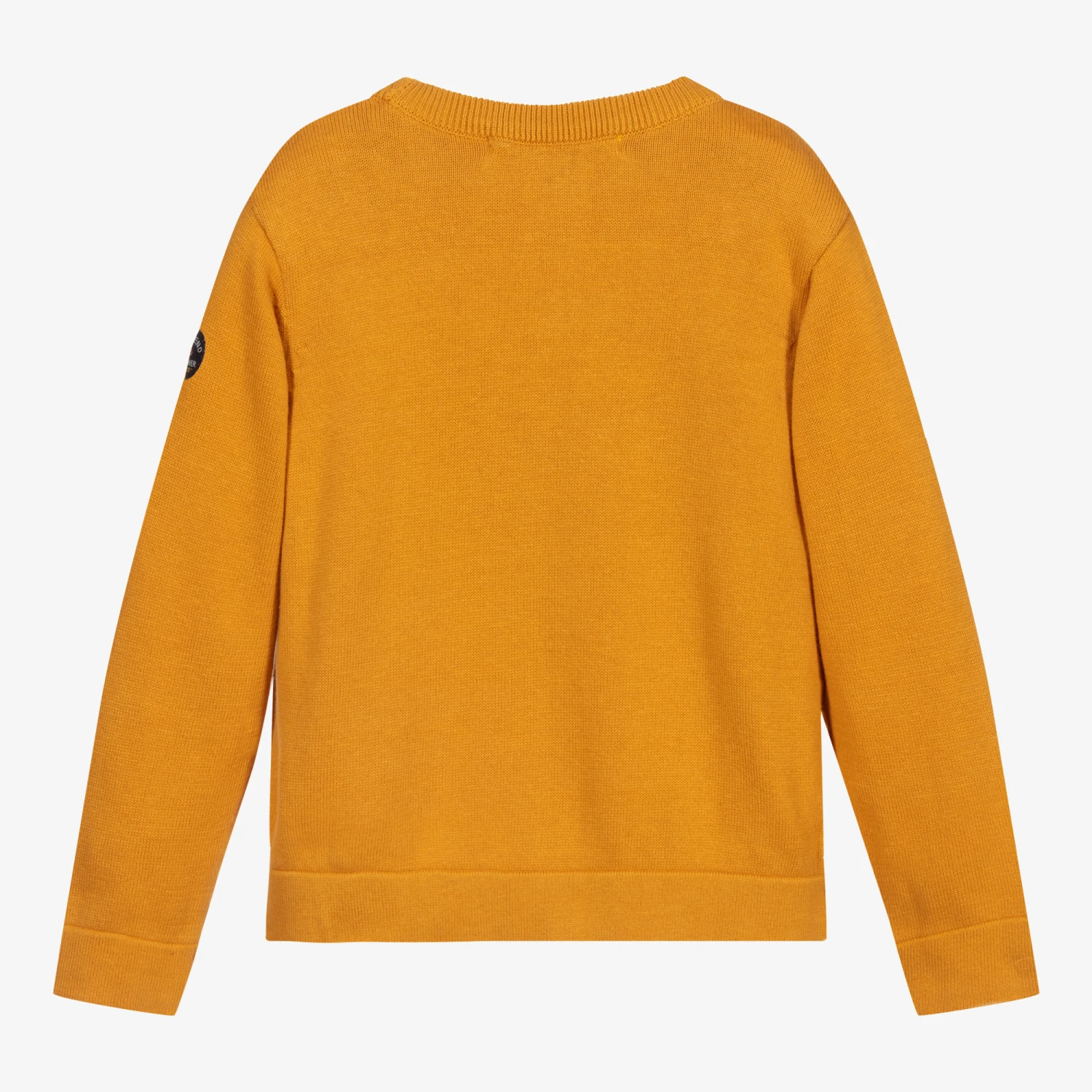 Week-end à La Mer Boys Yellow Knitted Sweater 3 Week-end à La Mer Boys Yellow Knitted Sweater - Image 3